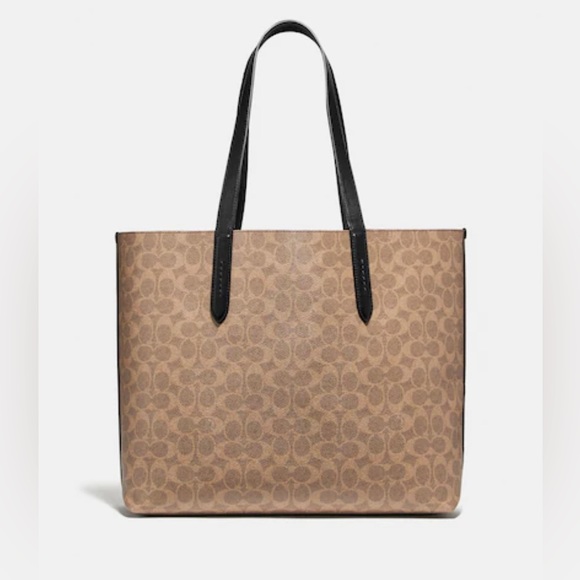 NWT Coach Wizard of Oz Tote Ruby Charm FOB Handbag Purse Bag Signature Leather - Picture 2 of 16